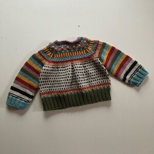 Hand knit 2T sweater